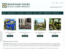Tablet Screenshot of boxwoodtours.co.uk